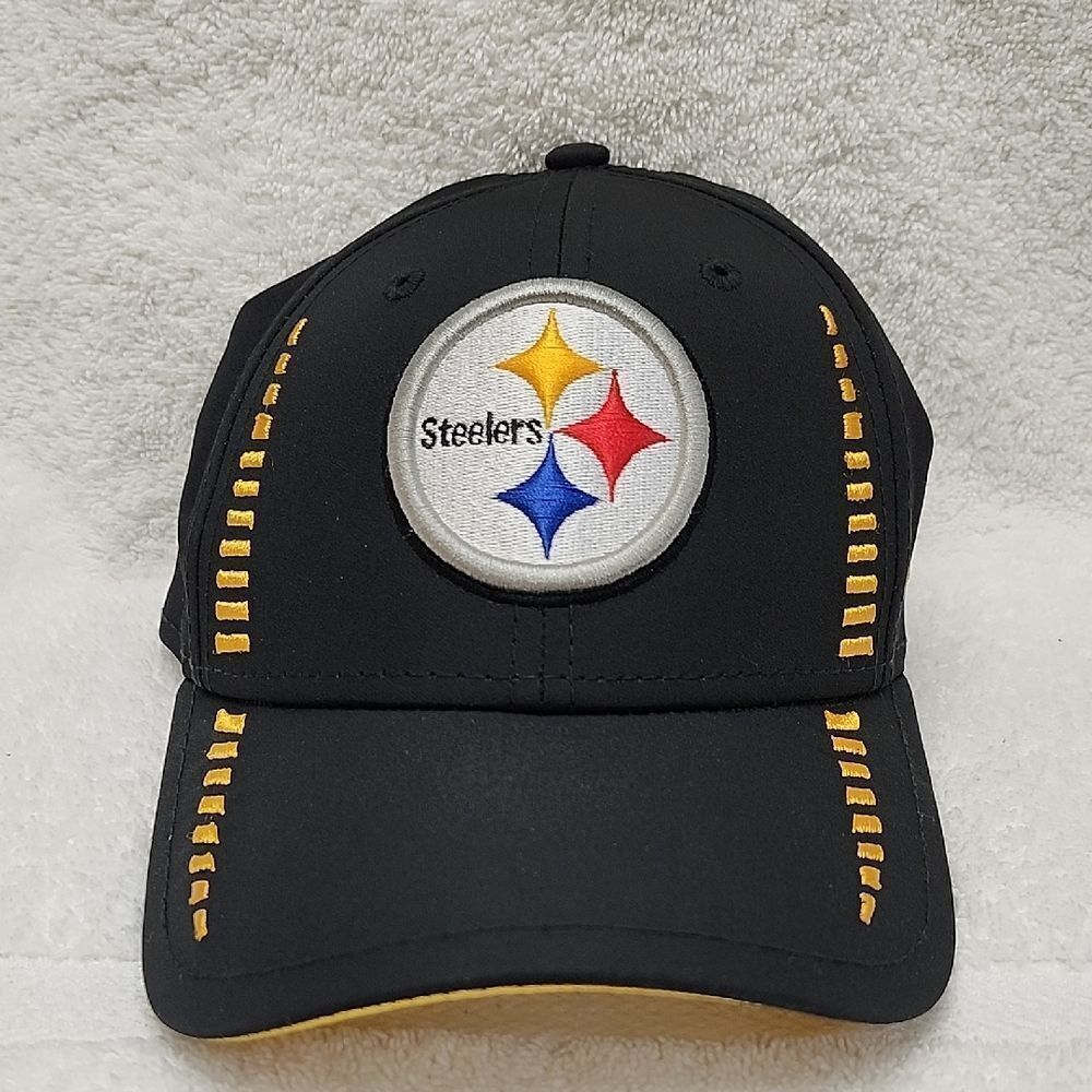 New Era 39Thirty Pittsburgh Steelers YOUTH Velcroback Hat - New